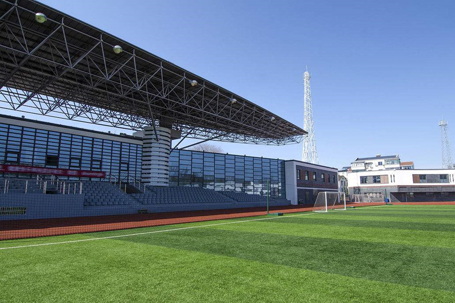 临沂体育场看台网架工程